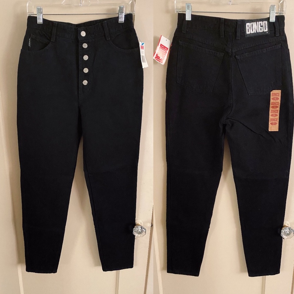 Vintage 90’s Deadstock Black Bongo High Waist Jean